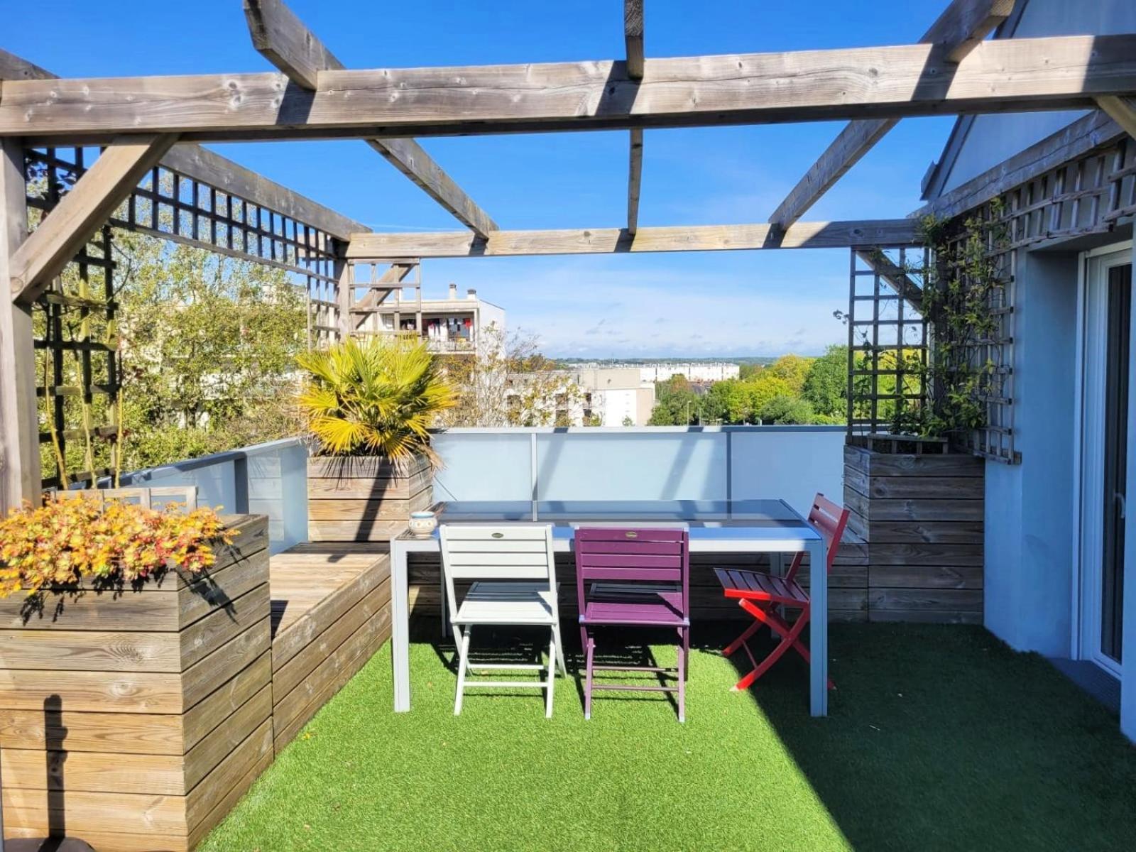 Le Nid : Rooftop Moderne Surplombant La Ville Nantes Ngoại thất bức ảnh