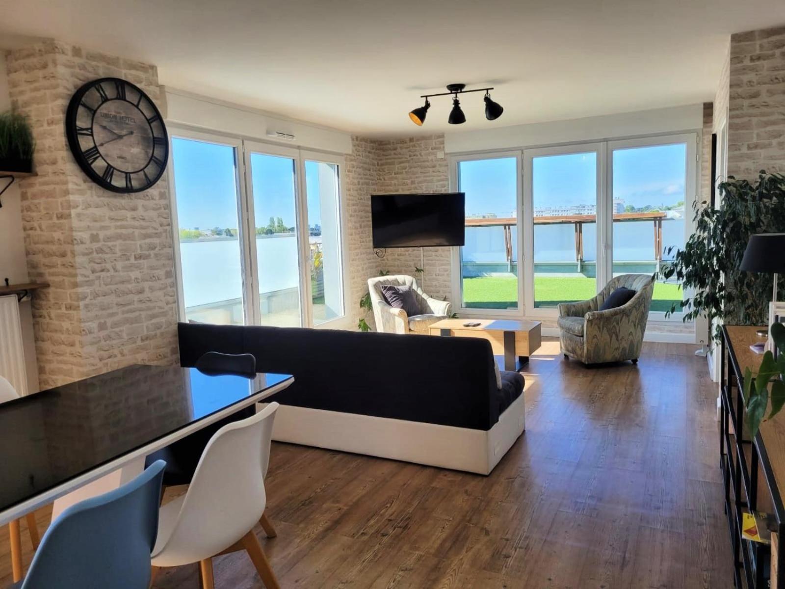Le Nid : Rooftop Moderne Surplombant La Ville Nantes Ngoại thất bức ảnh