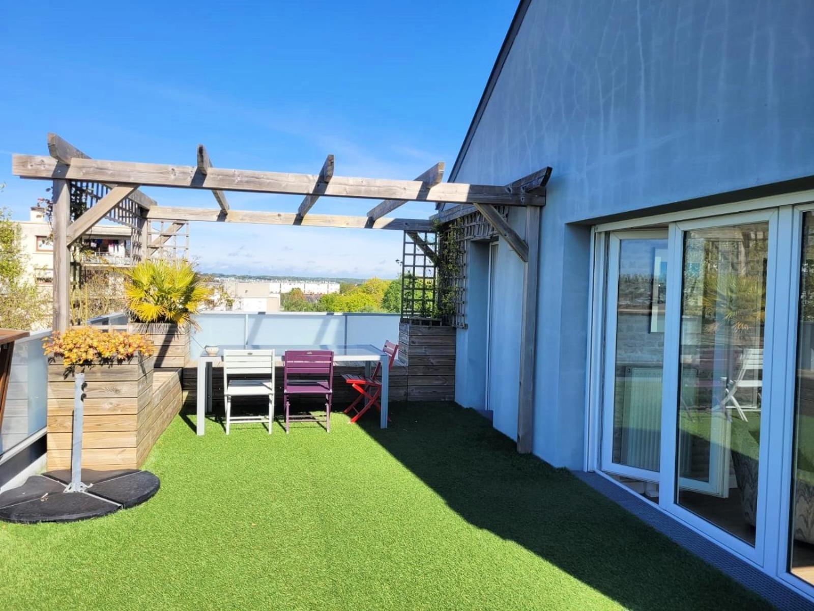 Le Nid : Rooftop Moderne Surplombant La Ville Nantes Ngoại thất bức ảnh
